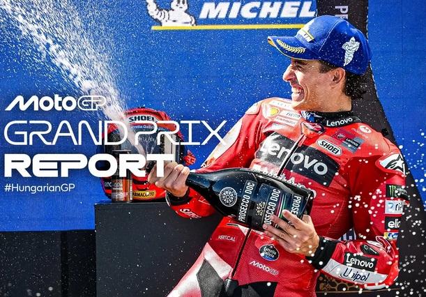 Usai Berlaga di MotoGP Hungaria 2025, Marc Marquez Cetak 14 Kali Menang Race Beruntun 