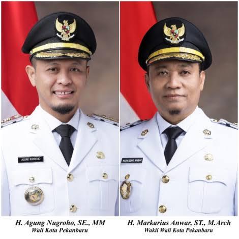 Wali Kota dan Wakil  Wali Kota Pekanbaru, Tunaikan Janji Politik Lewat Program 100 Hari Kerja