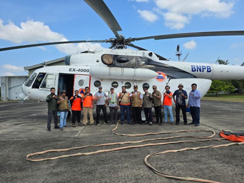 Satu Heli Patroli Karhutla di Riau Ditarik ke Jakarta