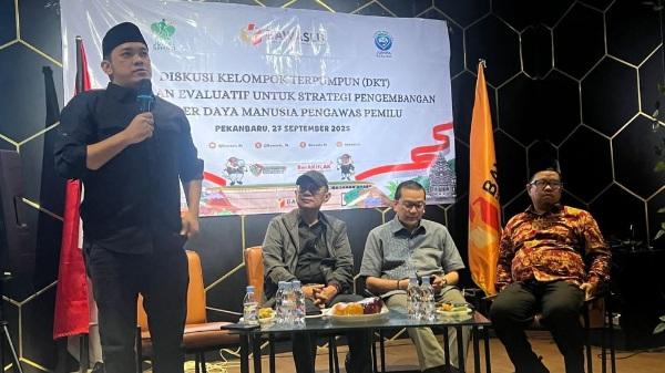 Bawaslu Riau Dorong Penguatan SDM Pengawas Pemilu