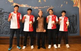 Diasuh Mahasiswa Unilak, Empat Atlet Indonesia Sukses Harumkan Nama Bangsa di Prancis