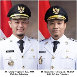 Wali Kota dan Wakil  Wali Kota Pekanbaru, Tunaikan Janji Politik Lewat Program 100 Hari Kerja