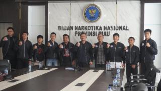 Di Pimpin Zulkardi Muaythai Pekanbaru Silaturahmi Bersama BNNP Riau