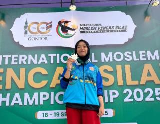 Santriwati Asal Bengkalis Raih Juara II International Moslem Pencak Silat 2025