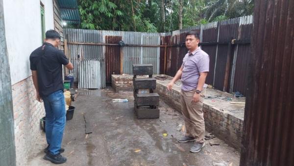 Polisi Tapung Hulu, Menyisir Lokasi Dugaan Penampungan BBM Ilegal