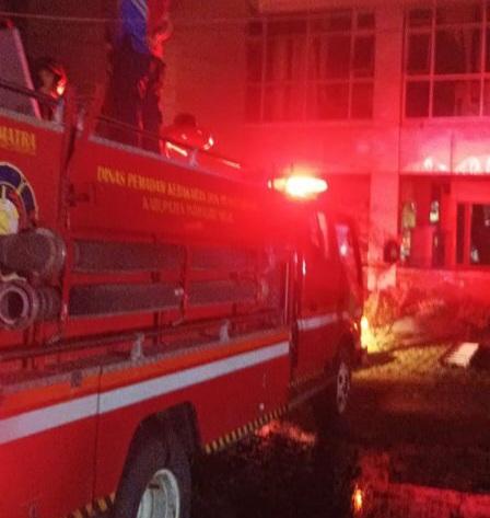 Kantor Kesra Pemkab Inhil Terbakar, Kerugian Ditaksir Rp100 Juta