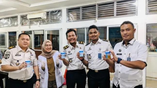 Lapas Pekanbaru Tes Urine Pegawai dan Warga Binaan