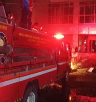 Kantor Kesra Pemkab Inhil Terbakar, Kerugian Ditaksir Rp100 Juta